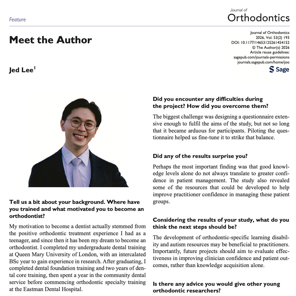 Journal of Orthodontics