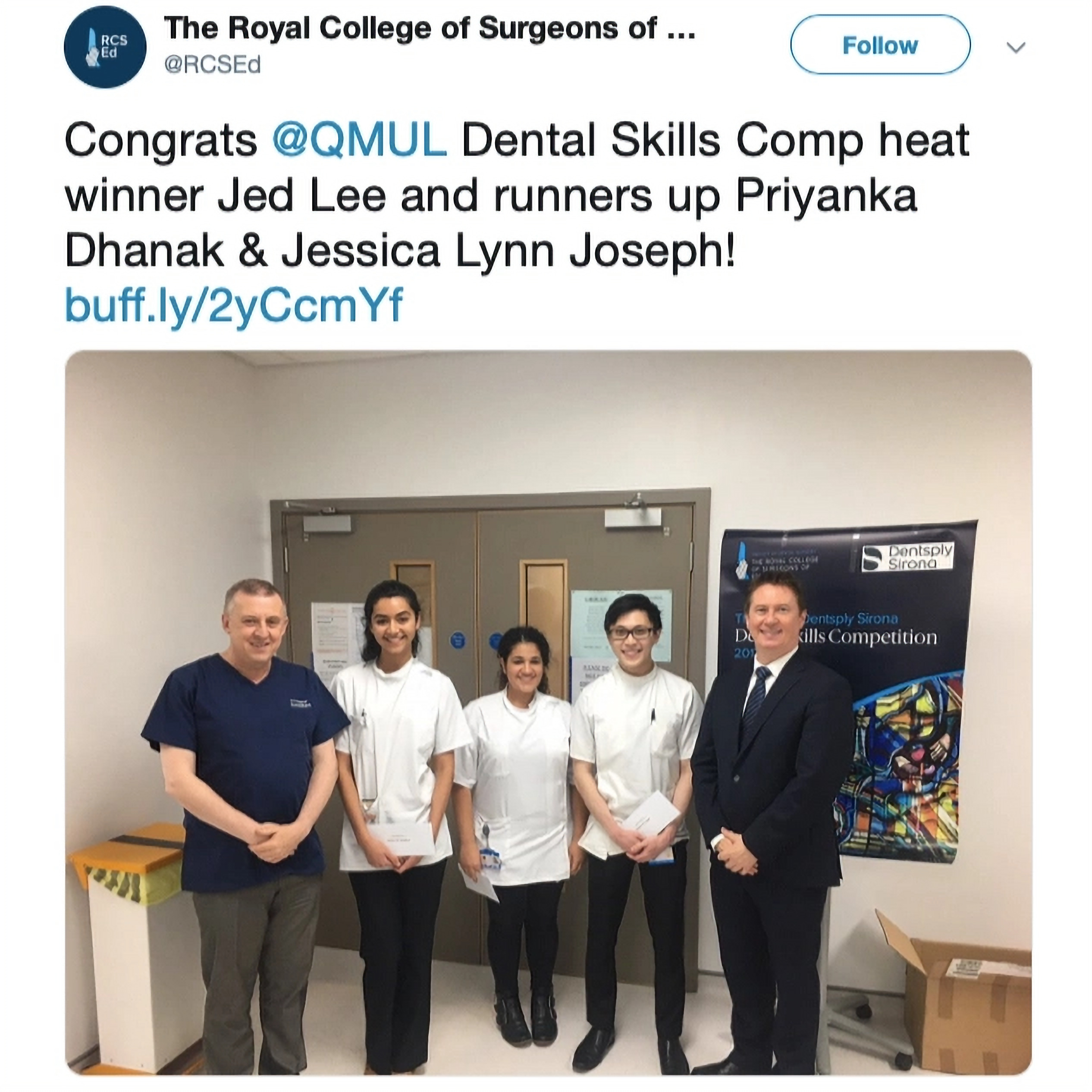 Royal College of Surgeons of Edinburgh announcement